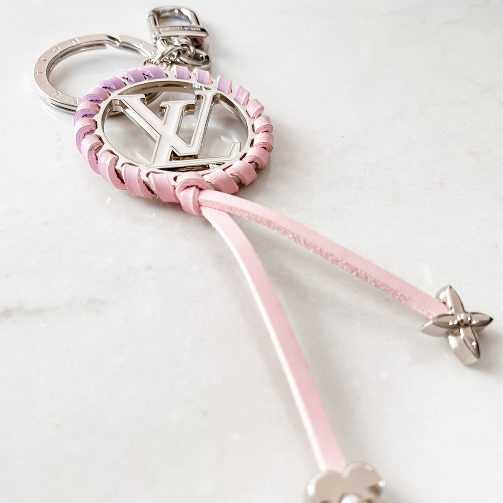 LV Very Bag Pink Charm and Key Holder
